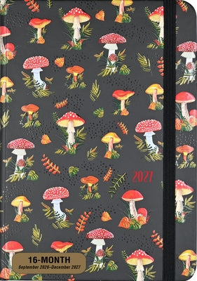 2027 Mushrooms Weekly Planner (16 Months, Sept 2026 to Dec 2027) by Peter Pauper Press Inc