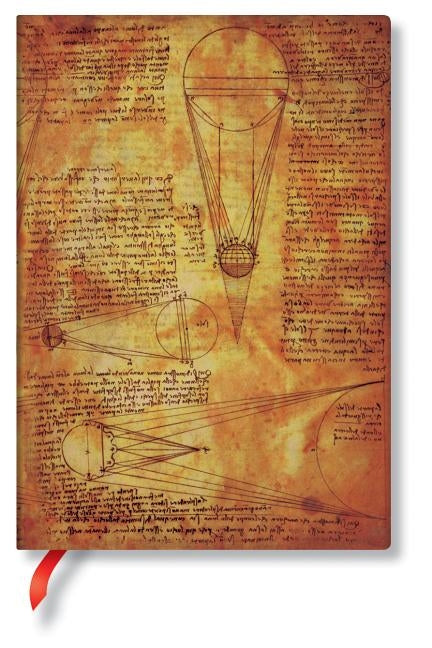 Sun & Moonlight MIDI Lined Softcover Journal, 176pg, 100gsm by Paperblanks (Leonardo's Sketches) by Paperblanks