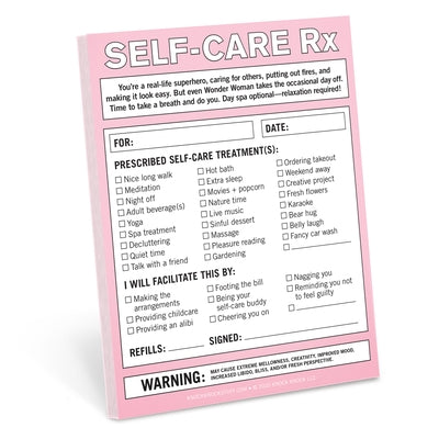 Self-Care RX Nifty Note by Knock Knock