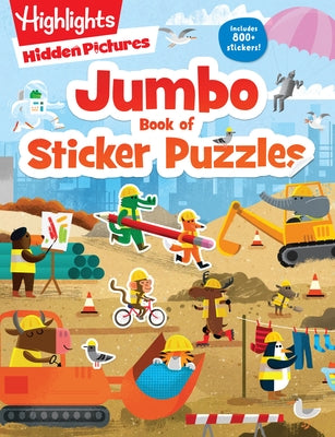Jumbo Book of Sticker Puzzles by Highlights