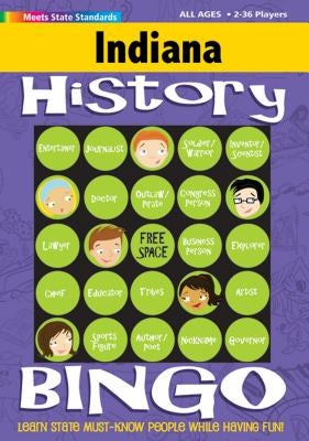 Indiana History Bingo Game by Gallopade International