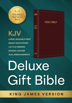 KJV Holy Bible: Deluxe Gift Bible - Burgundy Bonded Leather, Thumb Indexed: King James Version Bible by Global Publishing Partners