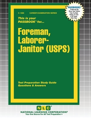 Foreman, Laborer-Janitor (USPS) by Passbooks