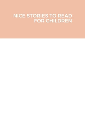Nice Stories to Read for Children by Bongjoh, Sandra