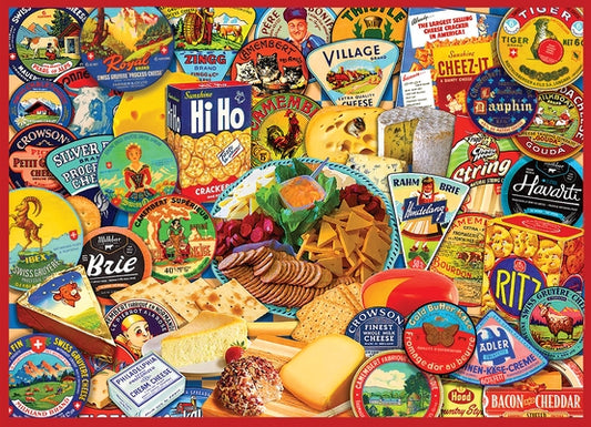 Cheese & Crackers 1000-Piece Puzzle by Lewis T. Johnson