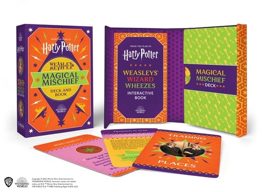 Harry Potter Weasley & Weasley Magical Mischief Deck and Book by Lemke, Donald