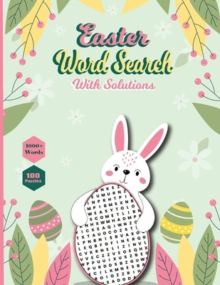 Easter Word Search With Solutions: Word Search Puzzle Book for Easter Holiday, Word Search Puzzle Books for Adults, Activity Book for Adults by Bidden, Laura