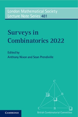 Surveys in Combinatorics 2022 by Nixon, Anthony