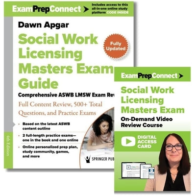 Social Work Licensing Masters Exam Guide and Lmsw Exam Video On-Demand Review Course Set: Featuring 14 Hours of Instruction from Dr. Dawn Apgar by Apgar, Dawn