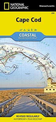 Cape Cod Map by National Geographic Maps