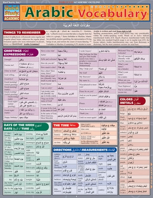 Arabic Vocabulary by Levy, Joseph