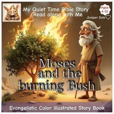 Moses and The Burning Bush: My Quiet Time Bible story Read along with me Fully illustrated Teaching kids to Love Gods Word and trust in Jesus Easy to by Dale, Juniper