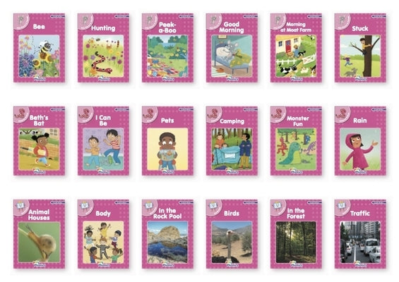 Jolly Phonics Pink Readers Complete Set: In Print Letters (American English Edition) by Wernham, Sara