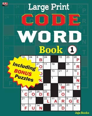 Large Print CODE WORD Book 1 by Jaja Books