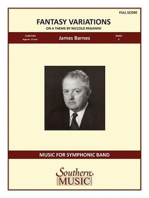 Fantasy Variations on a Theme of Paganini by Barnes, James
