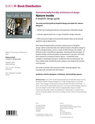 Nature Inside: A Biophilic Design Guide by Browning, William D.