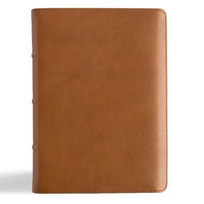 CSB He Reads Truth Bible, Holman Handcrafted Collection, Saddle Brown Premium Calfskin by Csb Bibles by Holman