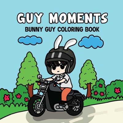 Guy Moments: Cozy & Cute Colouring Book for Adults and Teens, Bold and Easy Designs for Relaxation(Stress Relief) by Draculabun