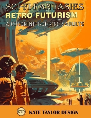 Retro Futurism: A Coloring Book for Adults: Immerse Yourself in a World of Retro Futurism by Design, Kate Taylor