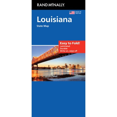 Louisiana Easy to Fold State Map: Lsef by Rand McNally