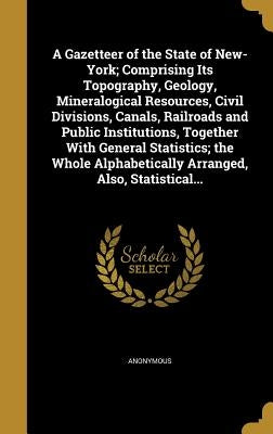A Gazetteer of the State of New-York; Comprising Its Topography, Geology, Mineralogical Resources, Civil Divisions, Canals, Railroads and Public Insti by Anonymous