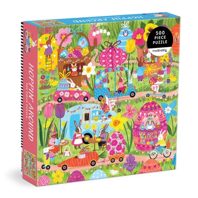 Hoppin' Around 500 Piece Family Puzzle by Mudpuppy