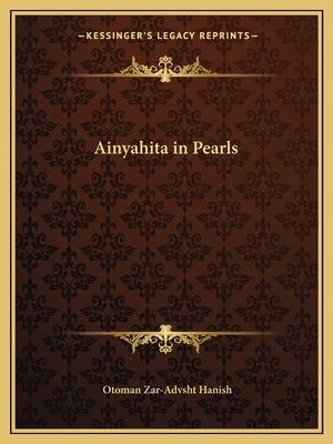 Ainyahita in Pearls by Hanish, Otoman Zar