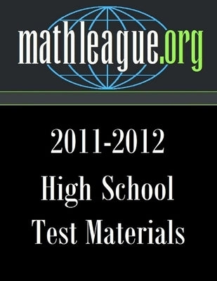 High School Test Materials 2011-2012 by Sanders, Tim