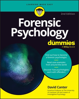 Forensic Psychology for Dummies by Canter, David V.