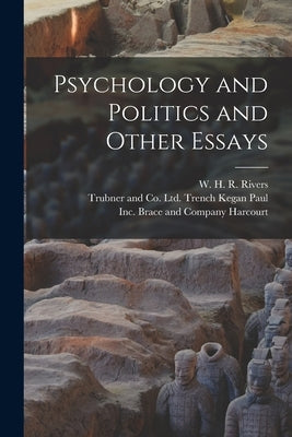 Psychology and Politics and Other Essays by Smith, G. Elliot