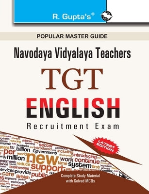 Navodaya Vidyalaya: TGT (English) Recruitment Exam Guide by Board, Rph Editorial