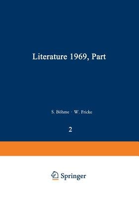 Literature 1969, Part 2 by Böhme, Siegfried