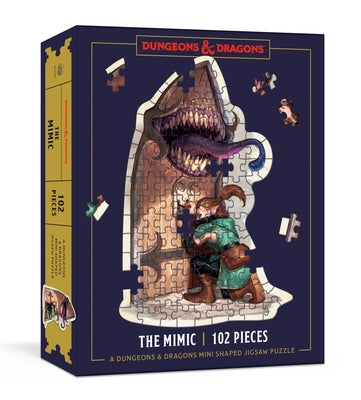 Dungeons & Dragons Mini Shaped Jigsaw Puzzle: The Mimic Edition: 100+ Piece Collectible Puzzle for All Ages by Official Dungeons & Dragons Licensed