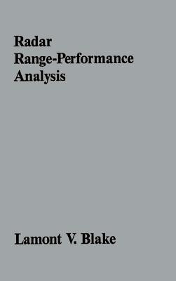 Radar Range-Performance Analysis by Blake, Lamont V.