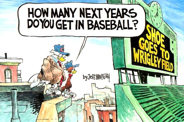 Shoe Goes to Wrigley Field by Tribune Media Service