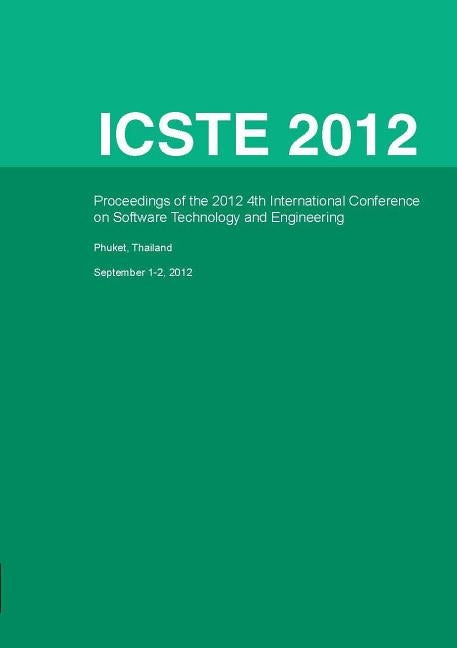 International Conference on Software Technology and Engineering (Icste 2012) by International Conference on Software Tec