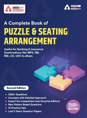 A Complete Book on Puzzles & Seating Arrangement Englsh Medium by Adda247