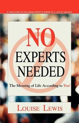 No Experts Needed: The Meaning of Life According to You! by Lewis, Louise