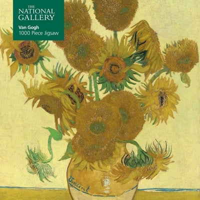 Adult Jigsaw Puzzle National Gallery: Vincent Van Gogh, Sunflowers: 1000-Piece Jigsaw Puzzles by Flame Tree Studio