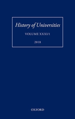 History of Universities Vol 31/1 Hou C by Feingold