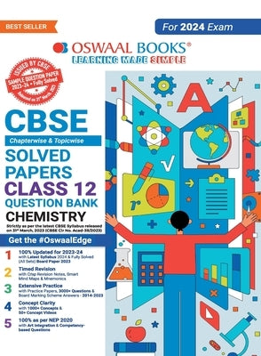 Oswaal CBSE Class 12 Chemistry Question Bank 2023-24 Book by Oswaal Editorial Board