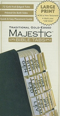 Majestic Bible Tabs Traditional Gold by Claire, Ellie