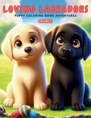 Loving Labradors - Puppy Coloring Book Adventures: 50 Charming Labrador Puppy Illustrations to Color, Discover, and Enjoy. Perfect for Kids Who Adore by Fennessy, Sean
