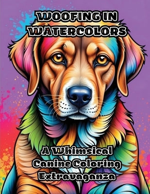 Woofing in Watercolors: A Whimsical Canine Coloring Extravaganza by Colorzen