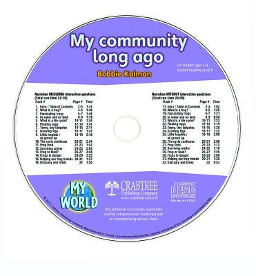 My Community Long Ago - CD Only by Kalman, Bobbie