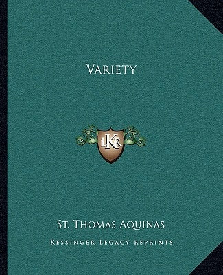 Variety by St Thomas Aquinas