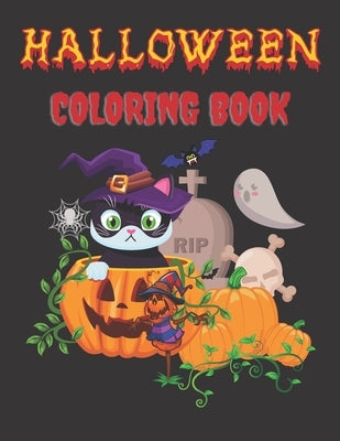 Halloween Coloring book: Halloween Coloring and Activity Book For Toddlers and Kids by Blend, Blue
