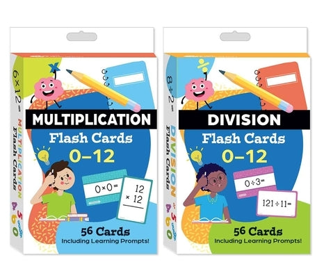 Multiplication & Division Flash Card 2-Deck Set by Teacher Created Materials