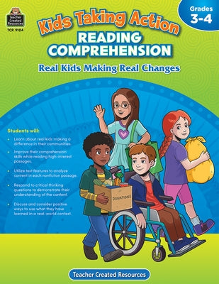 Kids Taking Action: Reading Comprehension (Gr. 3-4) by Edmunds M. a. Ed Tracy