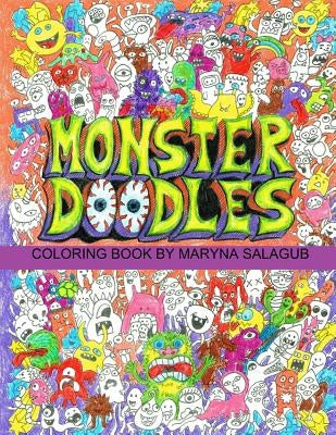 Doodle monsters coloring book by Salagub, Maryna